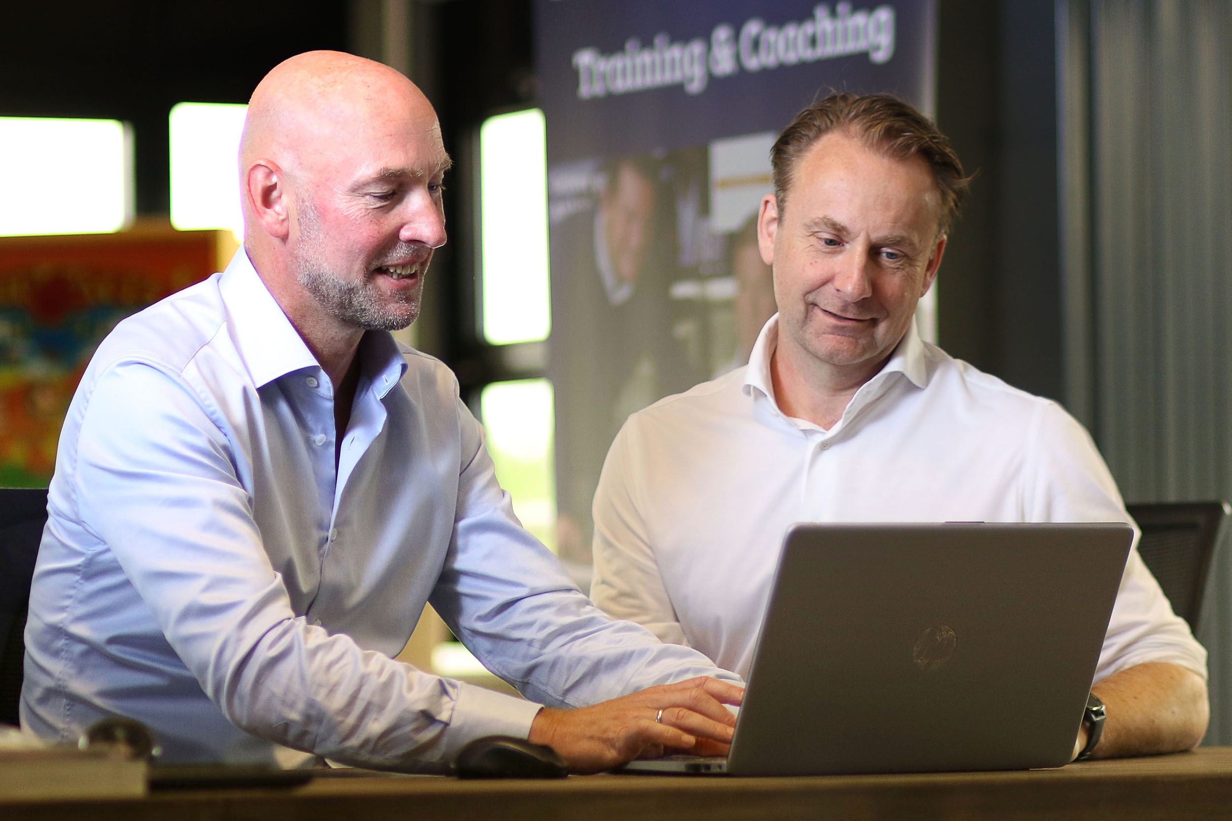 Bart en Jan van BusinessBuilding in gesprek